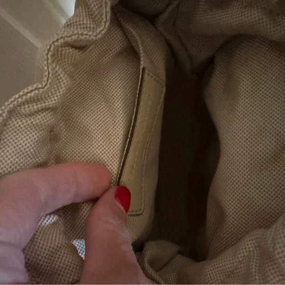 Stella McCartney Natural Woven Round Crossbody Bag, Excellent Used Condition - Picture 6 of 10